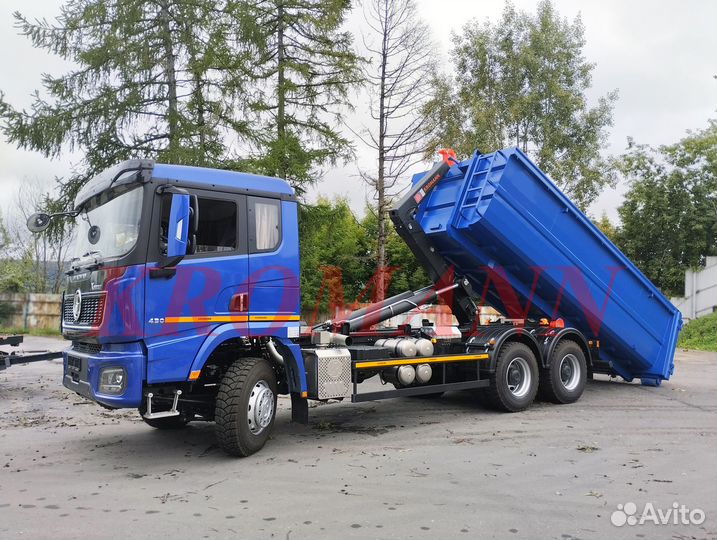 Мультилифт Shacman 430 л.с + Kromann L22S, 2023 г