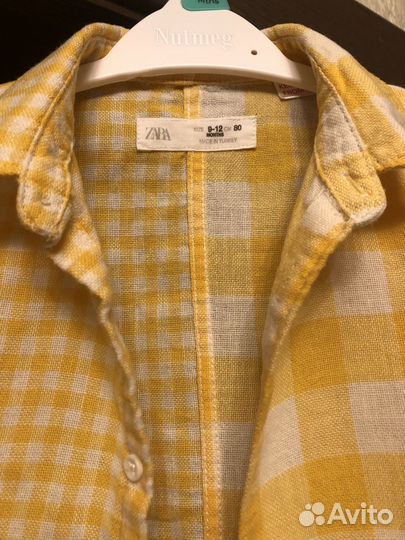 Рубашка zara 80