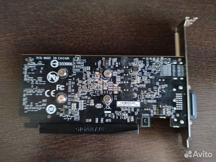 Видеокарта gigabyte GeForce GT 1030 Low Profile 2G