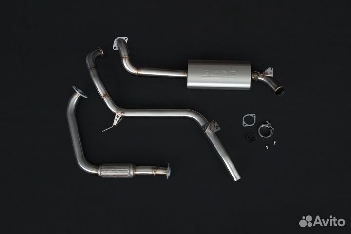 Выхлопная трасса Toyota Land Cruiser 80 diesel BMS