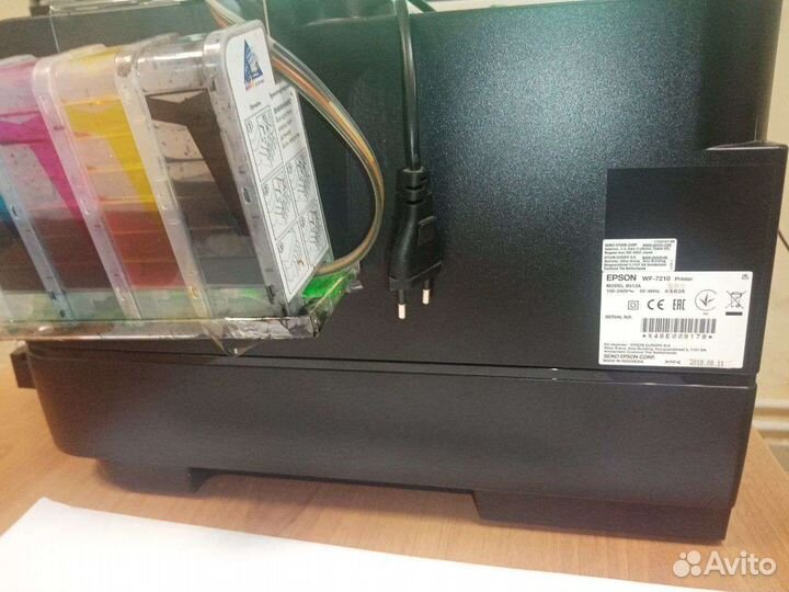 Принтер Epson WorkForce WF-7210 снпч