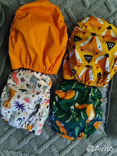 Набор многоразовых подгузников с вкладышами