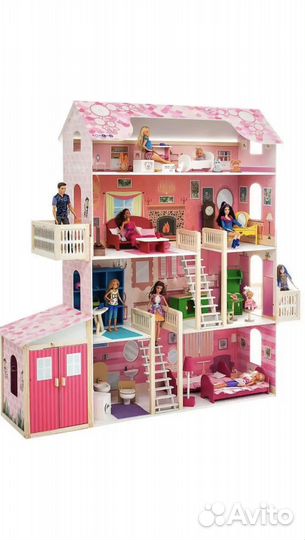 Кукольный домик Барби Нежность с мебелью
