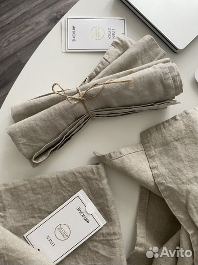 Льняные полотенца hm home premium