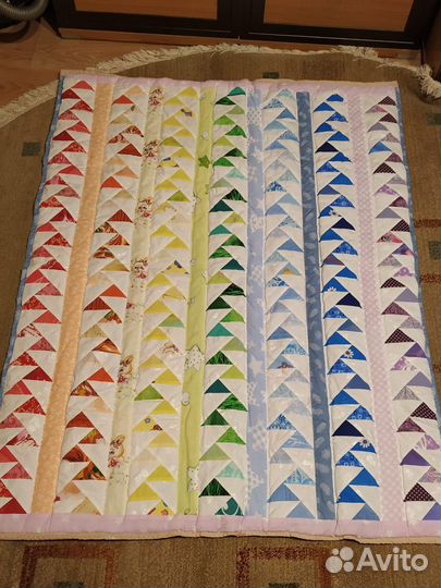 Детское одеяло плед, ручной работы