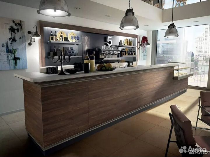 Барная стойка для кофейни, кафе, магазина