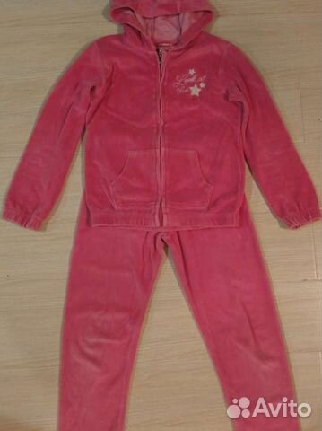 Велюровый костюм розового цвета