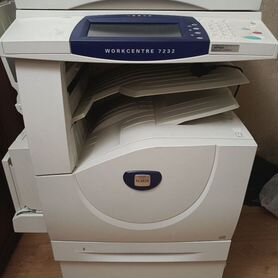 Мфу лазерный, xerox WorkCentre 7232, рабочий