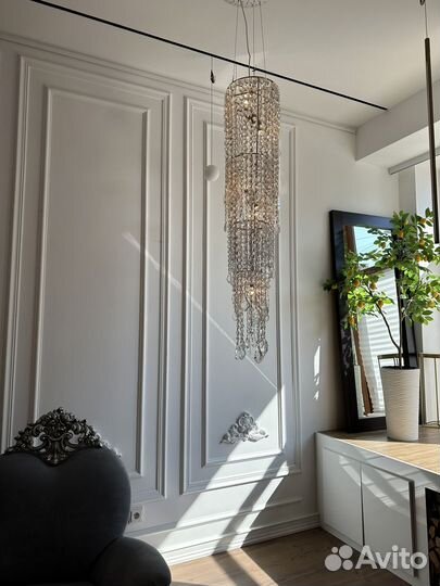 Люстра хрустальная италия