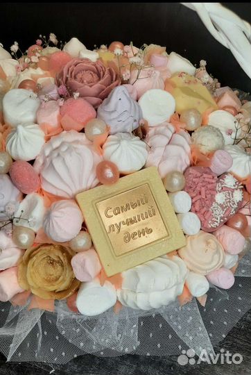 Свадебная корзина сладкая