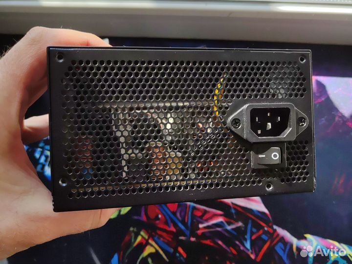 Блок питания 600W / 80 Plus / с пломбой