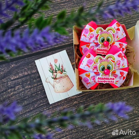 Бантики для волос ручной работы