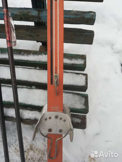 Лыжи беговые СССР деревянные