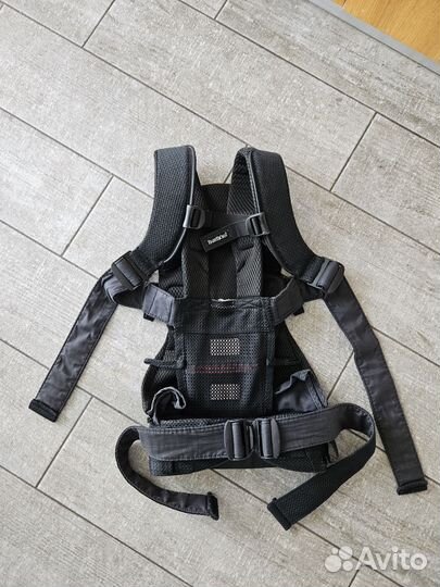 Рюкзак кенгуру BabyBjorn One Air 3D Mesh чёрный