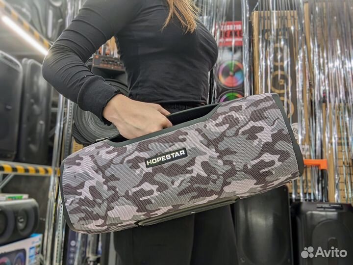 Колонка Hopestar A6X 65вт с подсветкой