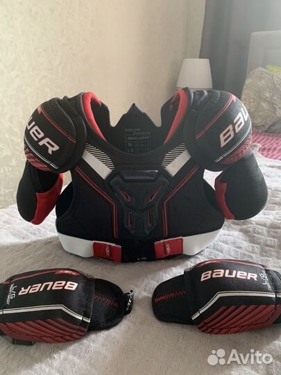 Нагрудник хоккейный Bauer детский с налокотниками