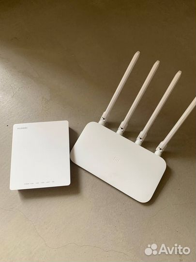 Роутер Xiaomi R4CM и gpon терминал Huawei HG8120H