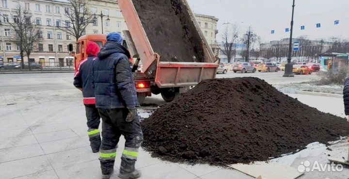 Плодородный грунт для газонов и грядок