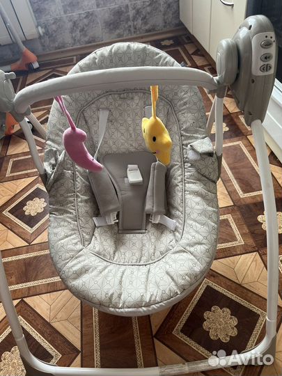Детские электронные качели для новорожденных