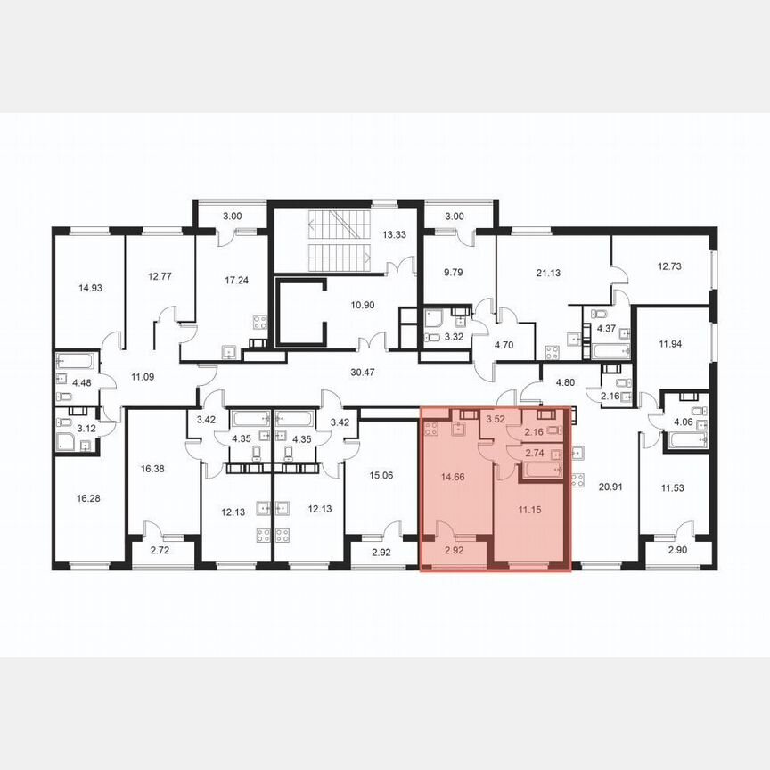 1-к. квартира, 35,7 м², 8/9 эт.