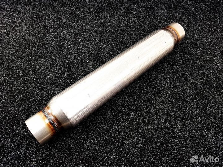 Резонатор спортивный направленный прямоточный 76мм