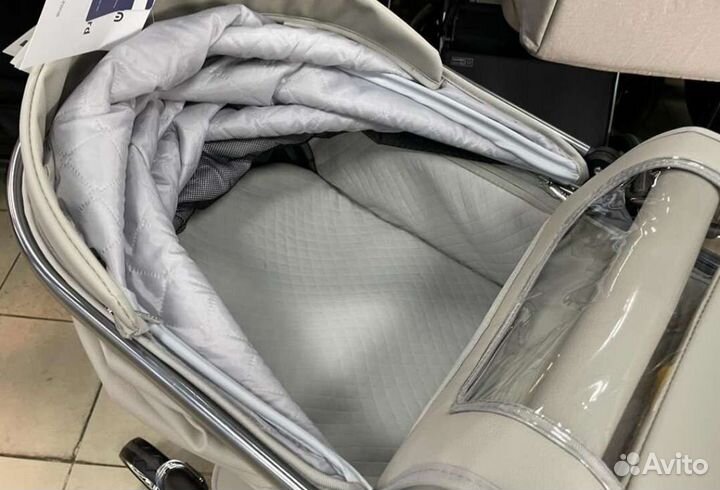 Коляска 2в1.2023 Кожа Качество (на высоте)