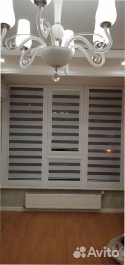 Рулонные шторы зебра