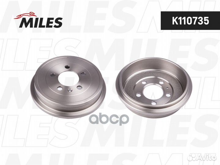 Барабан тормозн A2/fabia 99- K110735 Miles