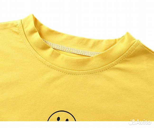 Футболка детская белая и Жёлтая новая