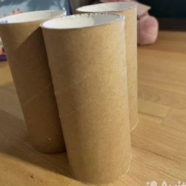 Втулки картонные для поделок плотные