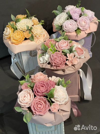 Цветы из мыла