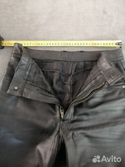 Брюки кожаные