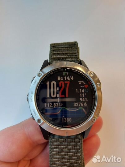 Часы Garmin Fenix 6 silver