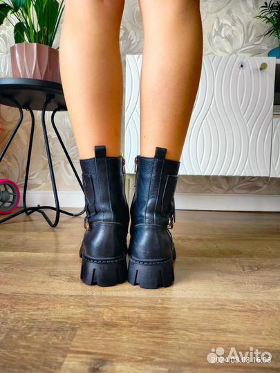 Ботинки натуральная кожа на 37 р.(38р. указан)