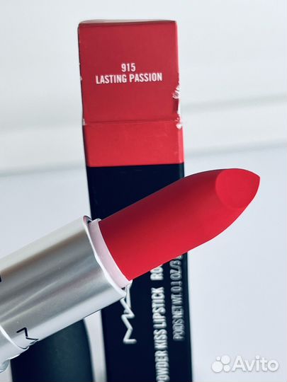 Mac Powder kiss Помада #915 Lasting Passion Новая