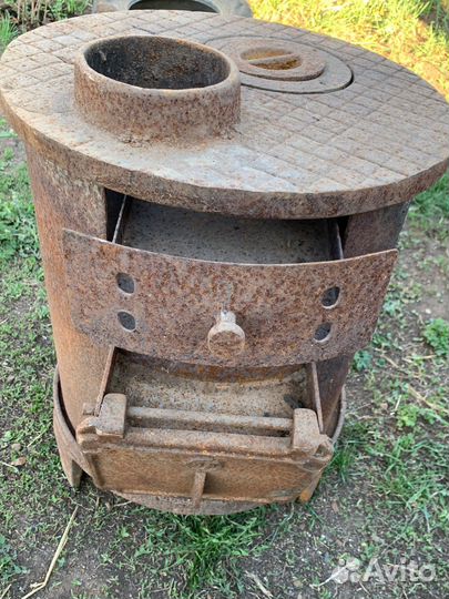 Печь буржуйка чугунная разборная