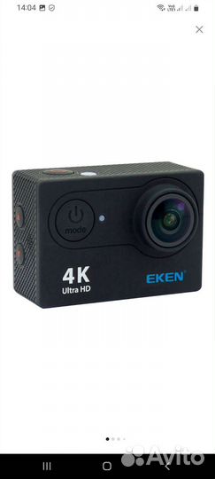 Экшн-камера eken H9R, 4мп, 3840x2160, 1050