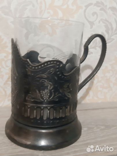 Подстаканник заварной чайник 50 лет СССР