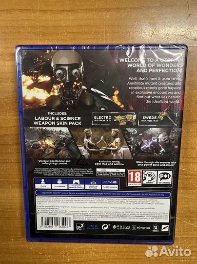 PS4 Atomic Heart / Атомное Сердце (новый)