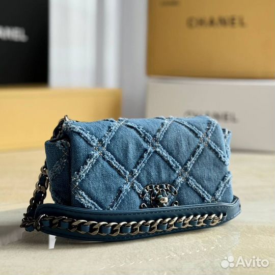 Сумка женская Chanel джинсовая