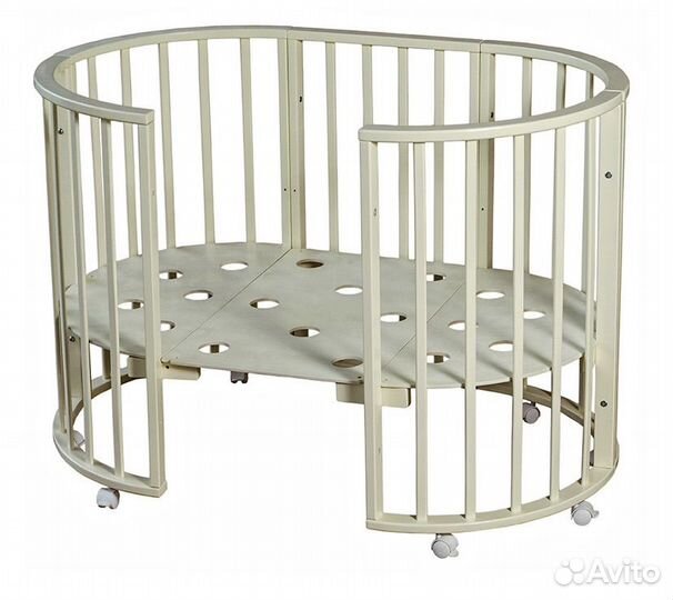 Детская кроватка круг/овал 9в1
