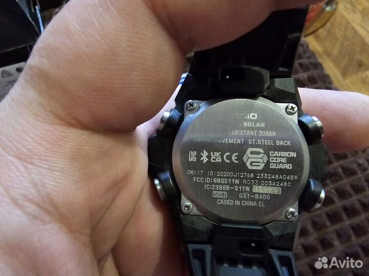 Часы casio g shock gst b400-1a