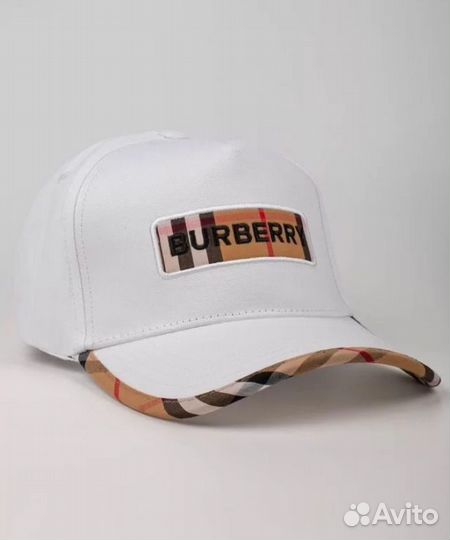 Бейсболка Burberry белая