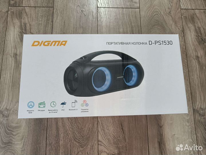 Портативная колонка Digma D-PS1530