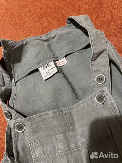 Комбинезоны лён Zara H&M 98-104