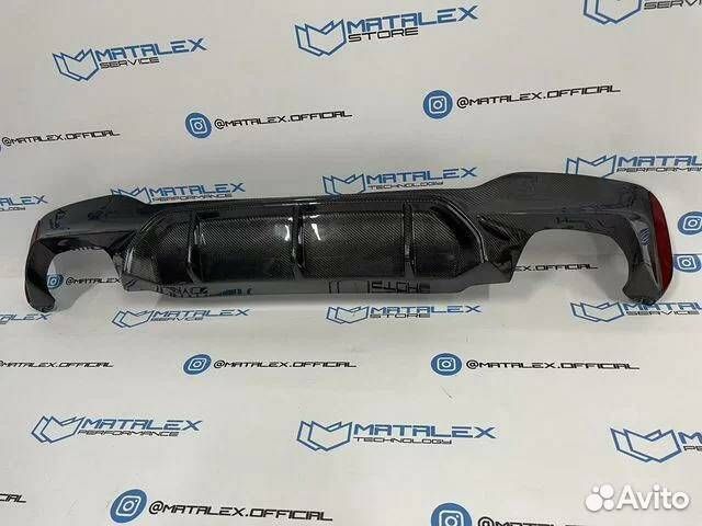 Диффузор BMW G30 карбон М стиль