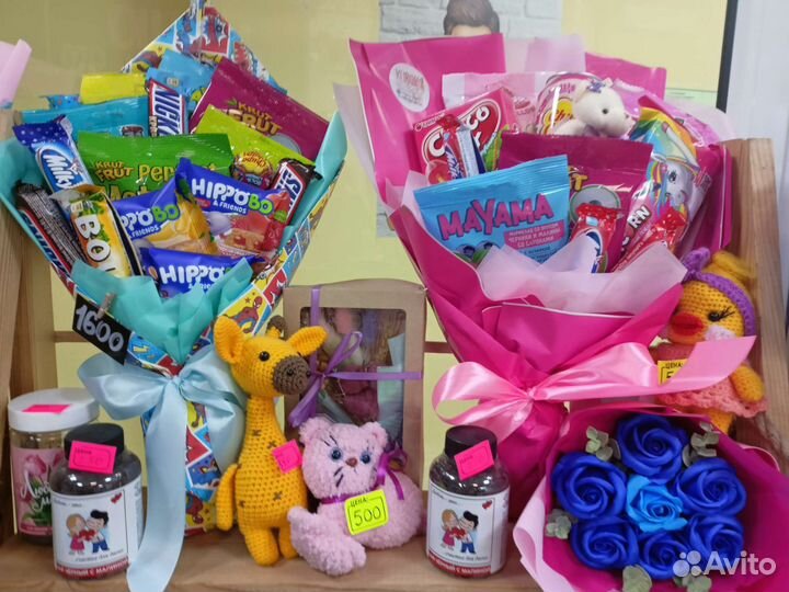 Букеты и подарки в наличии