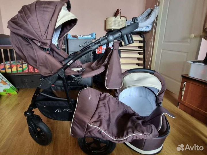 Прогулочная коляска 3 в 1 riko alfa