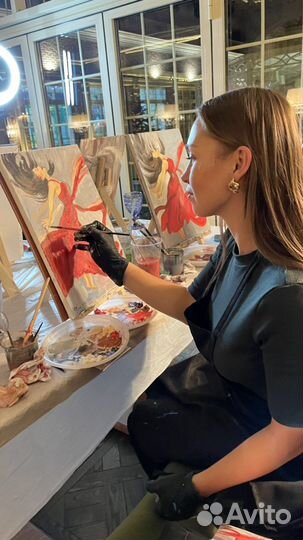 Рисование. День рождения. Корпоратив. Девичник