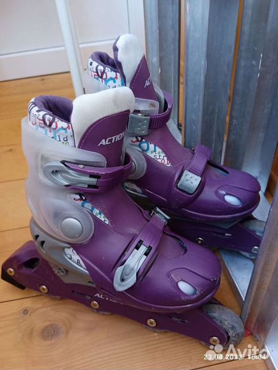 Роликовые коньки детские 34 36